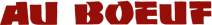 Logo Au Boeuf restaurant Soufflenheim